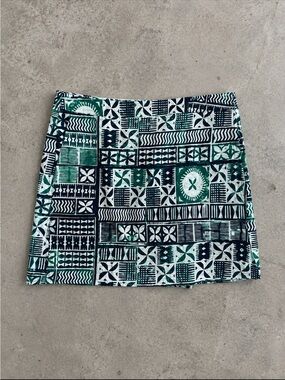 RipSkirt Hawaii Emerald Tapa Wrap Travel Skirt XL Length 2 Resort Adjustable